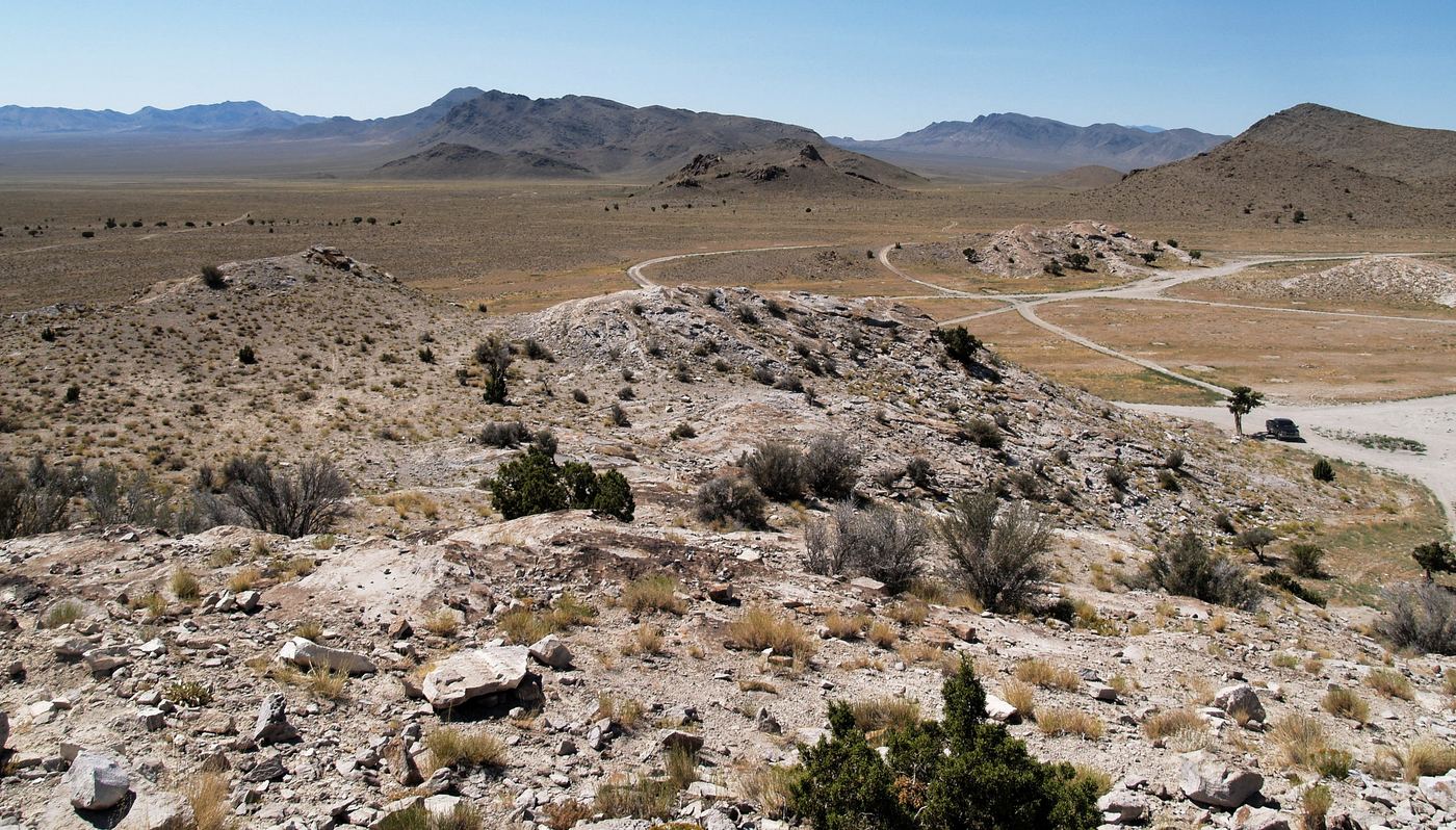 Rhyolite ground at Topaz Mountain, Utah